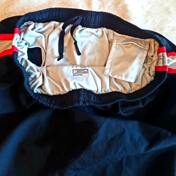 NIKE BLUE RED WHITE Swin Shorts Lined, Drawstring SIZE M - Picture 6 of 6